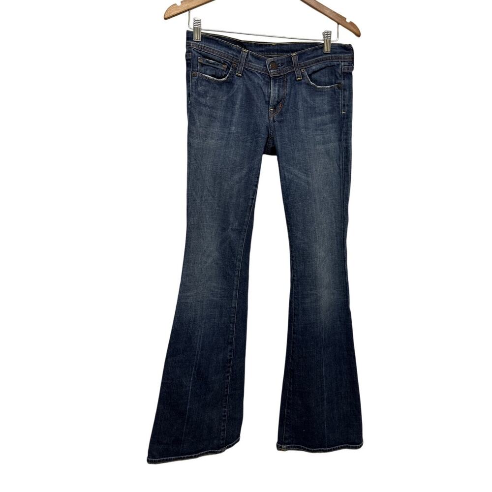 Citizens of Humanity Ingrid 002 Low Waist Flair Stretch Jeans Blue 28 002-001